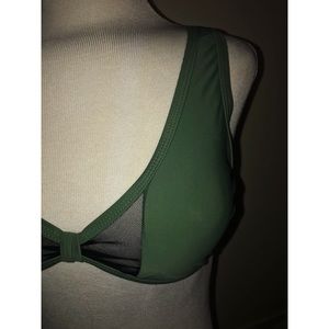 Mesh bathing suit top